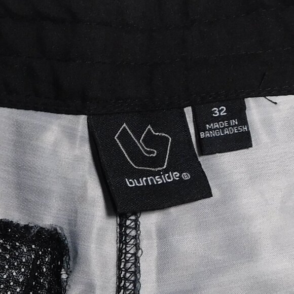 Burnside Black/Blue/White Board Shorts Men's 32 - Picture 6 of 8